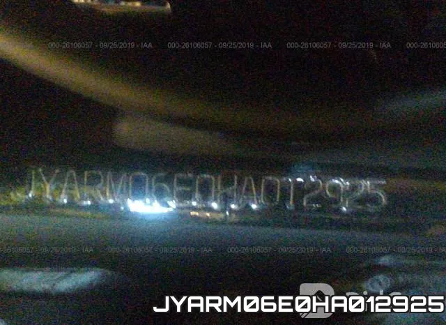 JYARM06E0HA012925 фото 2