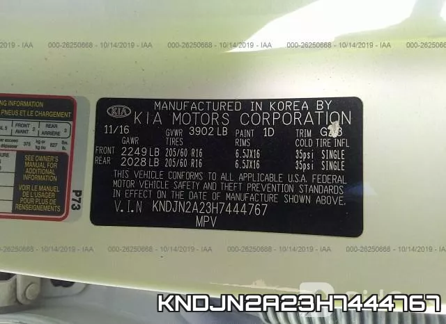KNDJN2A23H7444767 фото 10