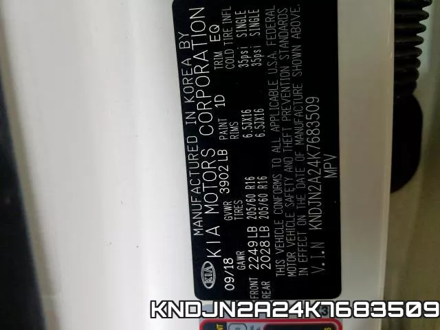 KNDJN2A24K7683509 фото 2