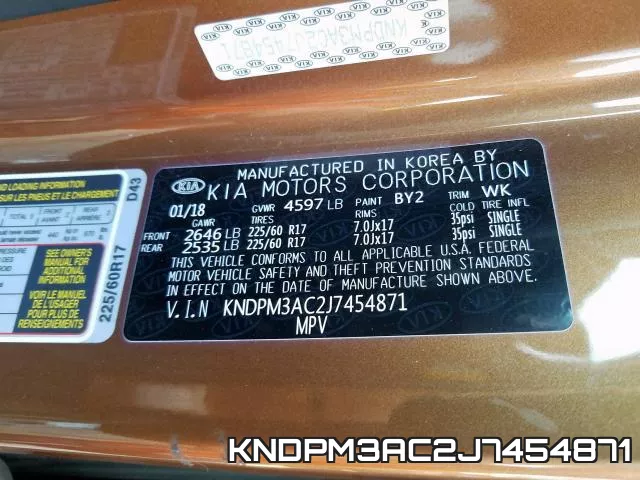 KNDPM3AC2J7454871 фото 2