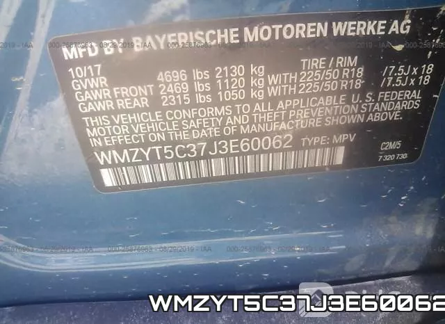 WMZYT5C37J3E60062 фото 10