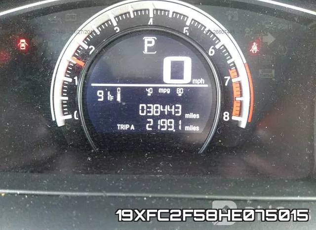 19XFC2F58HE075015 фото 8
