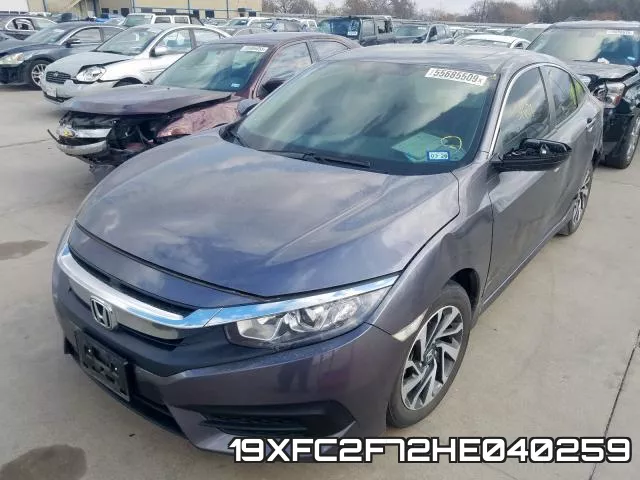 19XFC2F72HE040259 фото 3