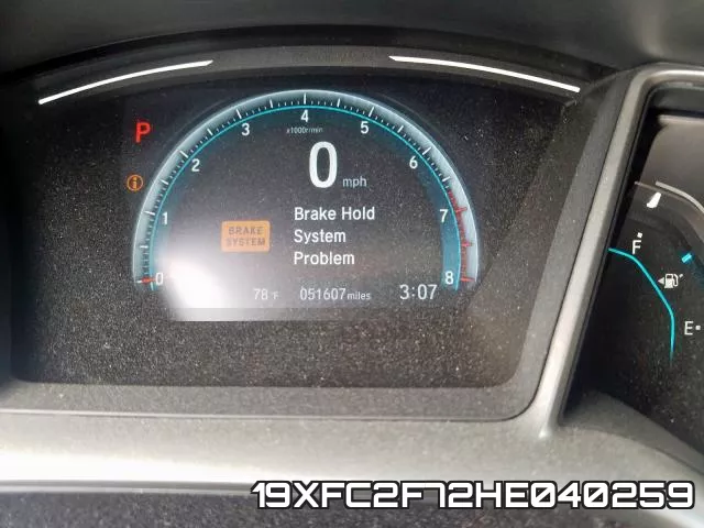 19XFC2F72HE040259 фото 9