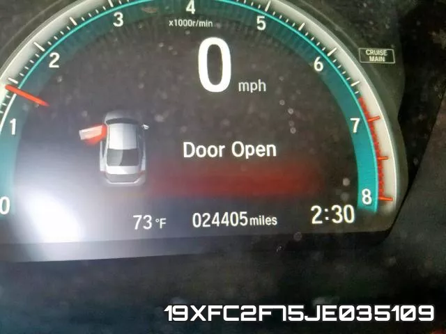 19XFC2F75JE035109 фото 7