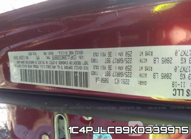 1C4PJLCB9KD339975 фото 8