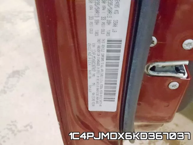 1C4PJMDX6KD367037 фото 2