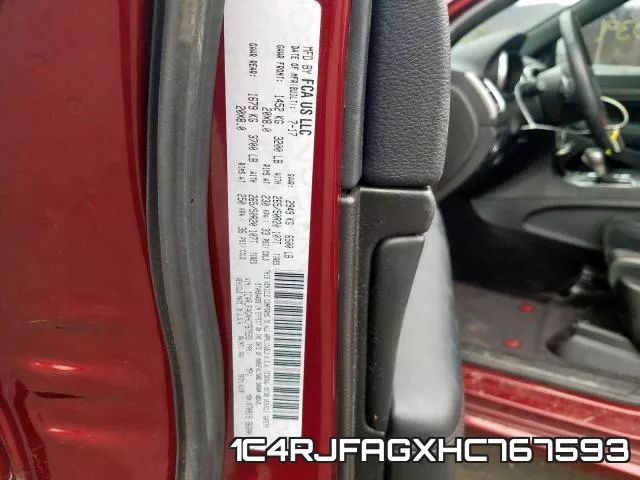 1C4RJFAGXHC767593 фото 2