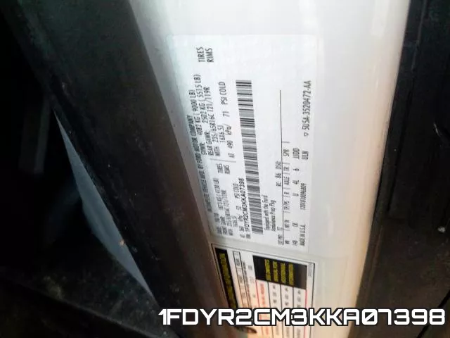 1FDYR2CM3KKA07398 фото 2