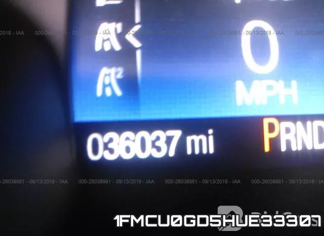 1FMCU0GD5HUE33307 фото 8
