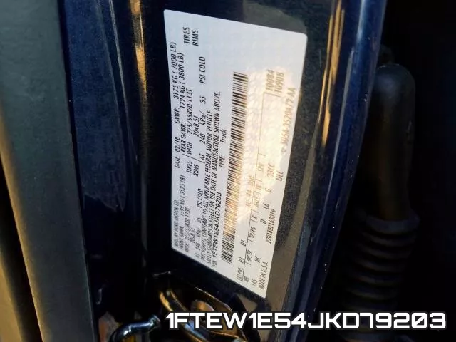 1FTEW1E54JKD79203 фото 2