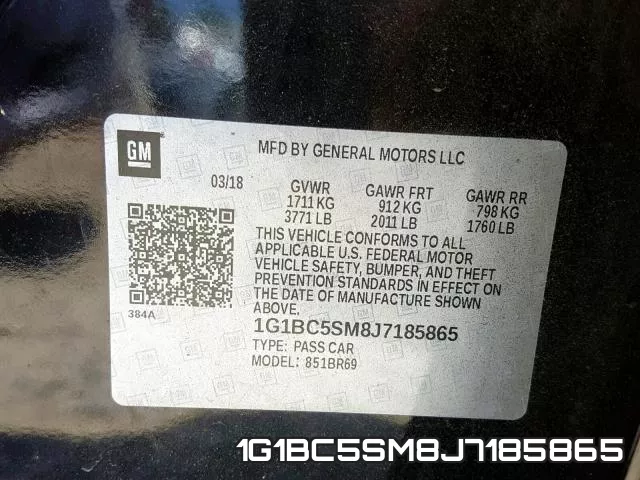 1G1BC5SM8J7185865 фото 2