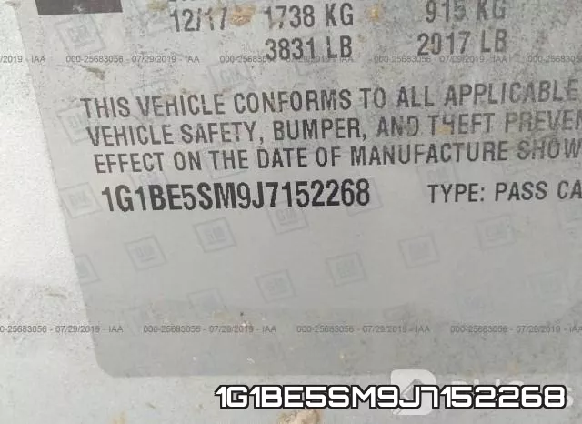 1G1BE5SM9J7152268 фото 8