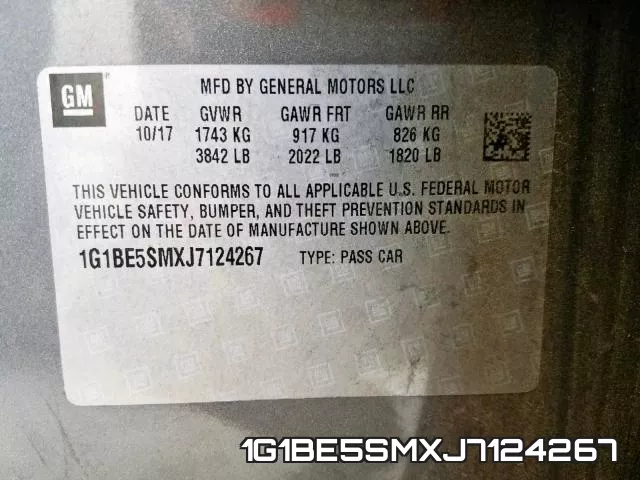1G1BE5SMXJ7124267 фото 2