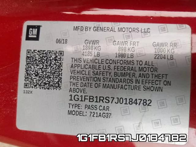 1G1FB1RS7J0184782 фото 2