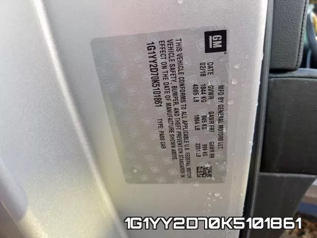 1G1YY2D70K5101861 фото 2