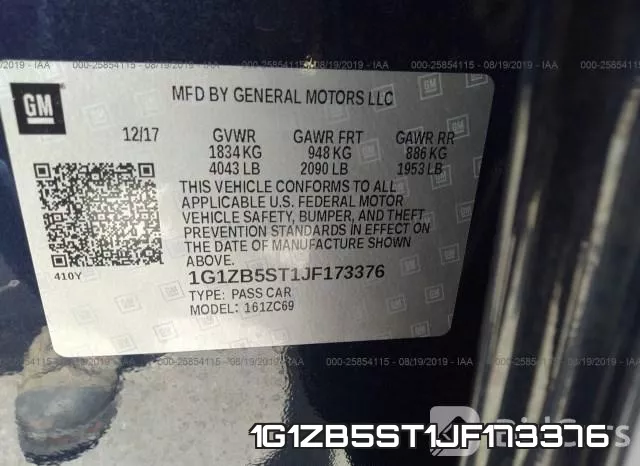 1G1ZB5ST1JF173376 фото 10