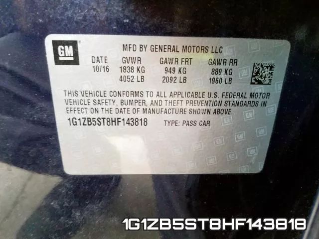 1G1ZB5ST8HF143818 фото 2