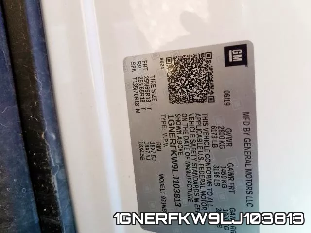 1GNERFKW9LJ103813 фото 2