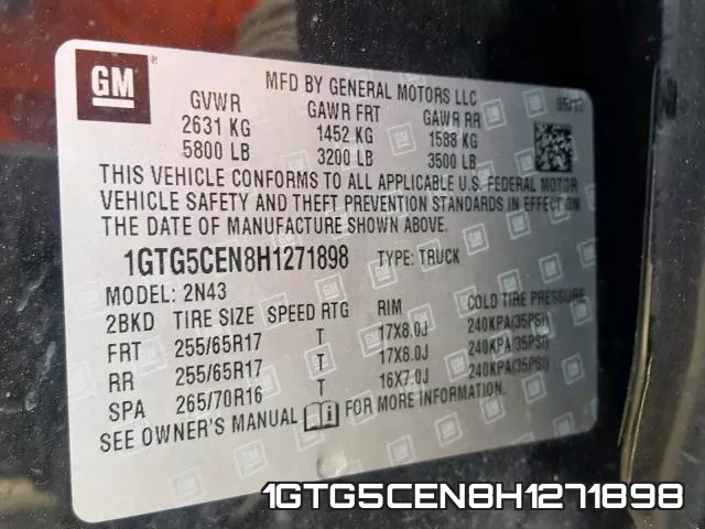1GTG5CEN8H1271898 фото 2
