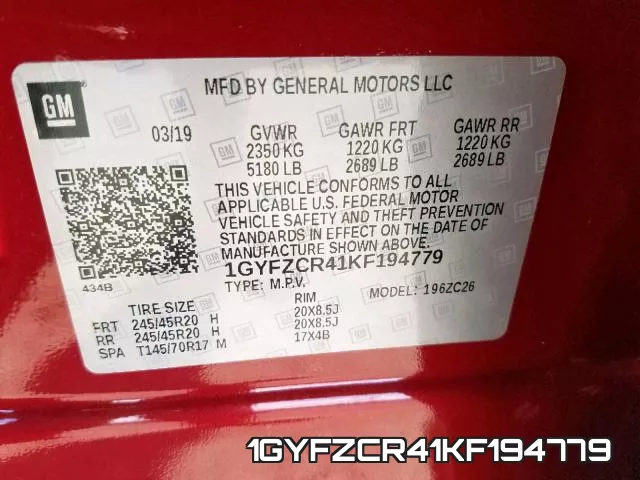 1GYFZCR41KF194779 фото 2