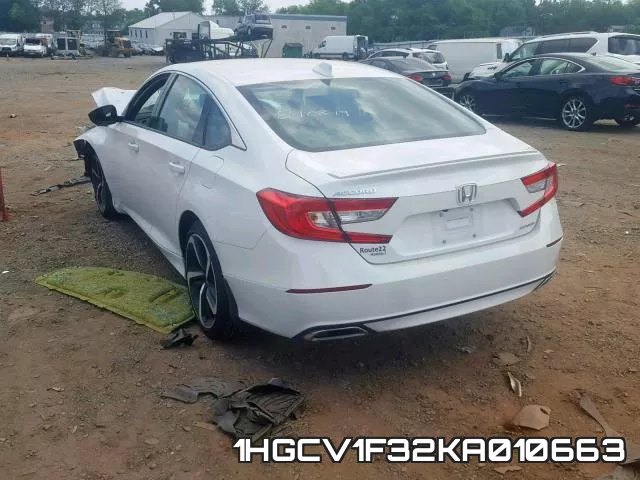 1HGCV1F32KA010663 фото 4