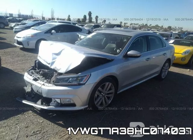 1VWGT7A38HC074037 фото 3