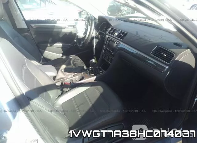 1VWGT7A38HC074037 фото 6