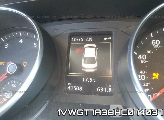 1VWGT7A38HC074037 фото 8