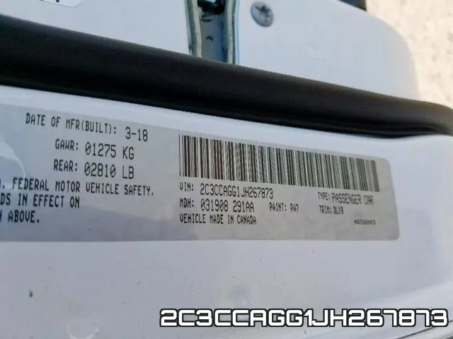 2C3CCAGG1JH267873 фото 2