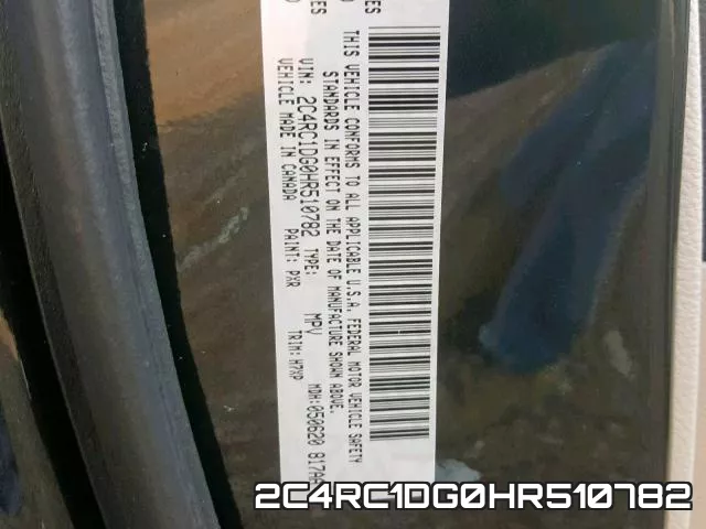 2C4RC1DG0HR510782 фото 2