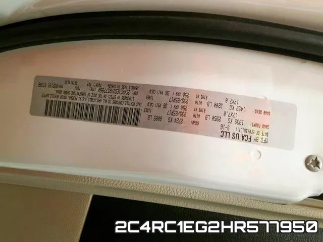 2C4RC1EG2HR577950 фото 2