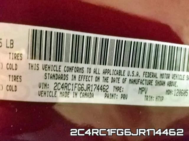 2C4RC1FG6JR174462 фото 2