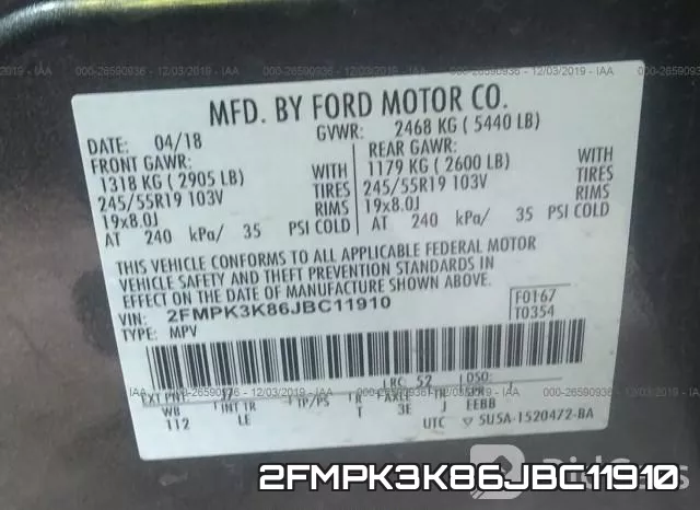 2FMPK3K86JBC11910 фото 9