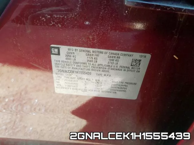 2GNALCEK1H1555439 фото 2