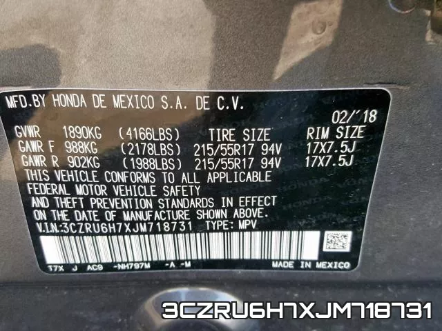 3CZRU6H7XJM718731 фото 2