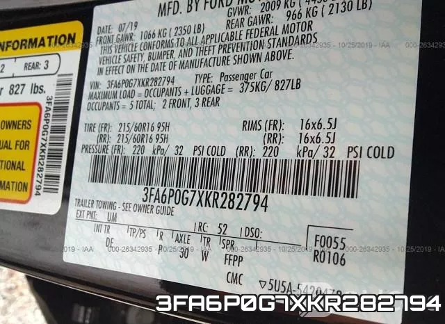 3FA6P0G7XKR282794 фото 10