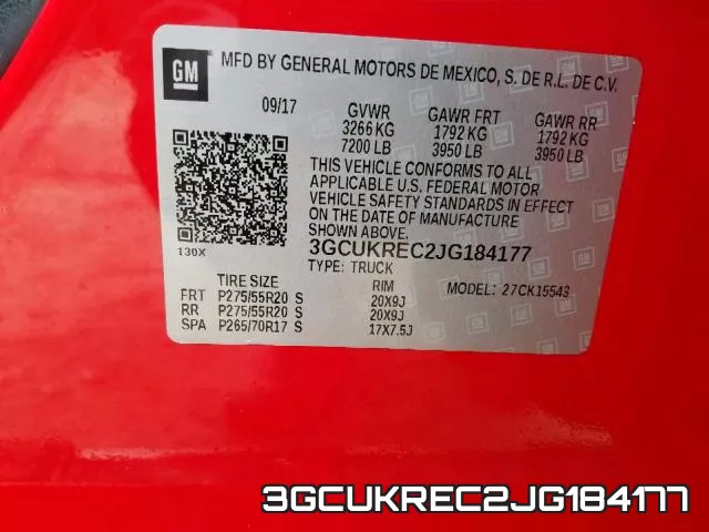 3GCUKREC2JG184177 фото 2