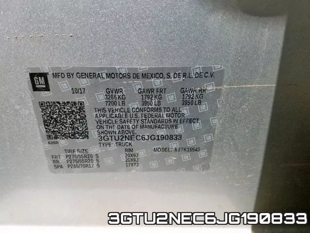 3GTU2NEC6JG190833 фото 2