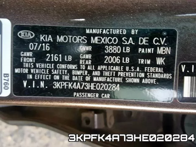 3KPFK4A73HE020284 фото 2