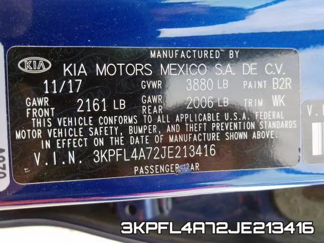 3KPFL4A72JE213416 фото 2