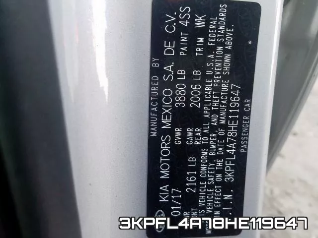 3KPFL4A78HE119647 фото 2