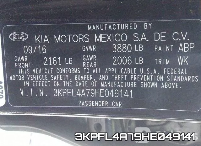 3KPFL4A79HE049141 фото 10