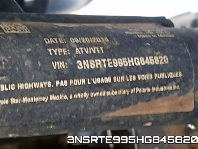 3NSRTE995HG845820 фото 2