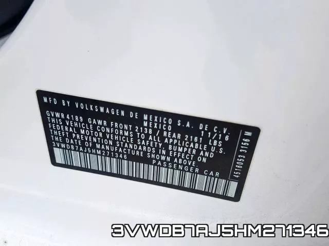 3VWDB7AJ5HM271346 фото 2