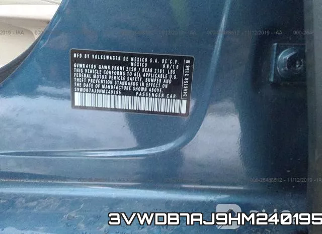 3VWDB7AJ9HM240195 фото 10