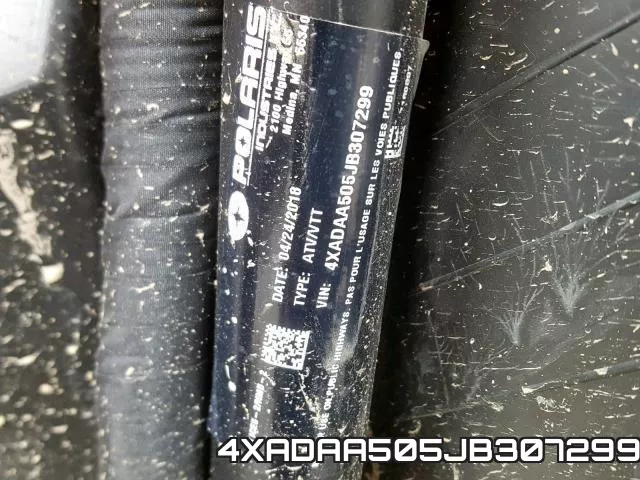 4XADAA505JB307299 фото 2