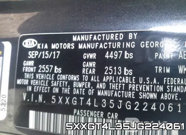 5XXGT4L35JG224061 фото 10