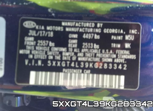 5XXGT4L39KG283342 фото 9