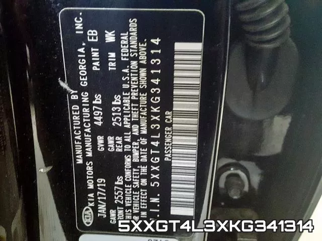 5XXGT4L3XKG341314 фото 2